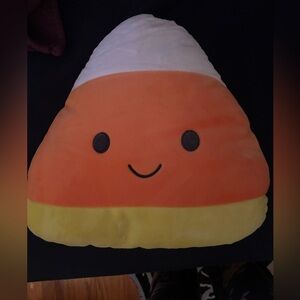 Candy Corn Plush Pillow
